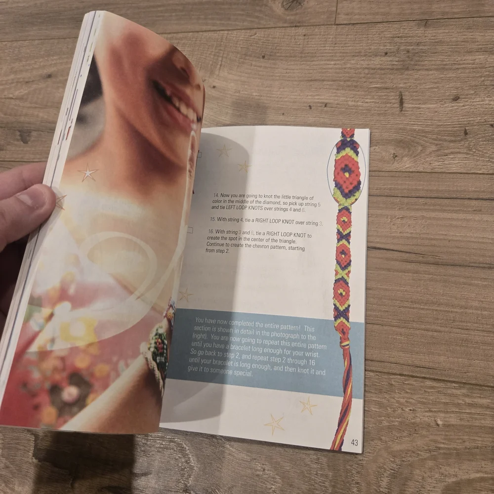 Spicebox Fabulous Friendship Bracelets Book - Vintage Y2K Craft Book Nostalgia